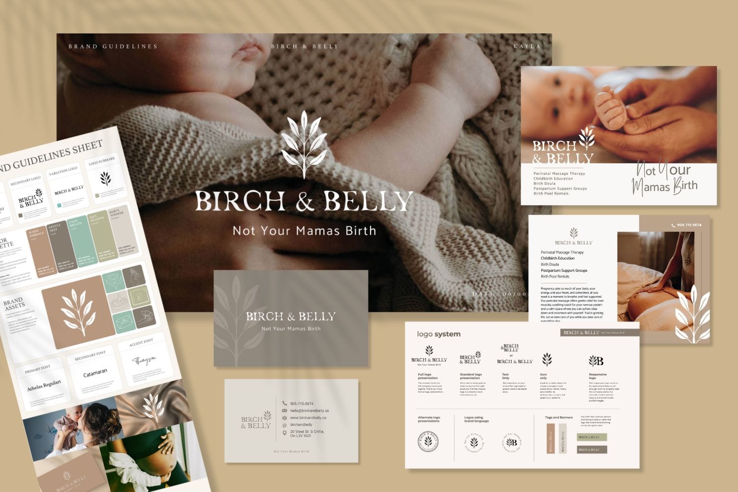 Happy client sharing her experience with brand identity design