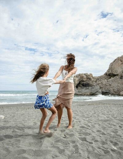 Professional family photos beach Costa del Sol photographer