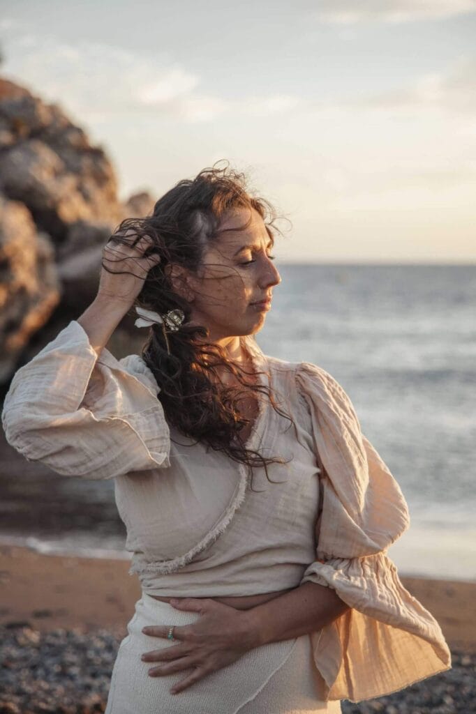 Custom brand photography sunset session Peñon de Cuervo Costa del Sol Málaga