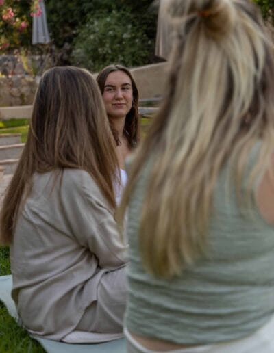 Wellness retreat content creation in southern Spain capturing calm and presence