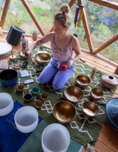 Retreat photography in Málaga capturing authentic group moments during a wellness retreat