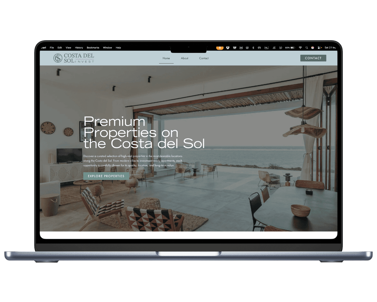 website design malaga real estate