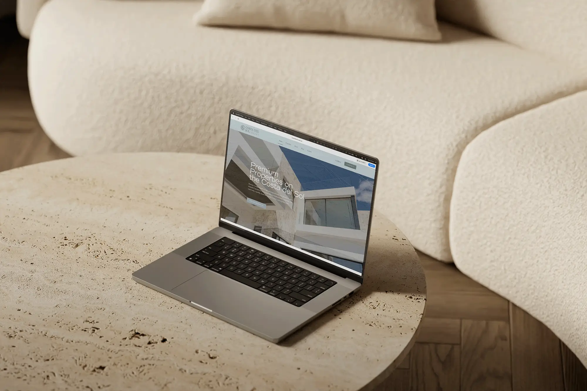 real estate website design malaga