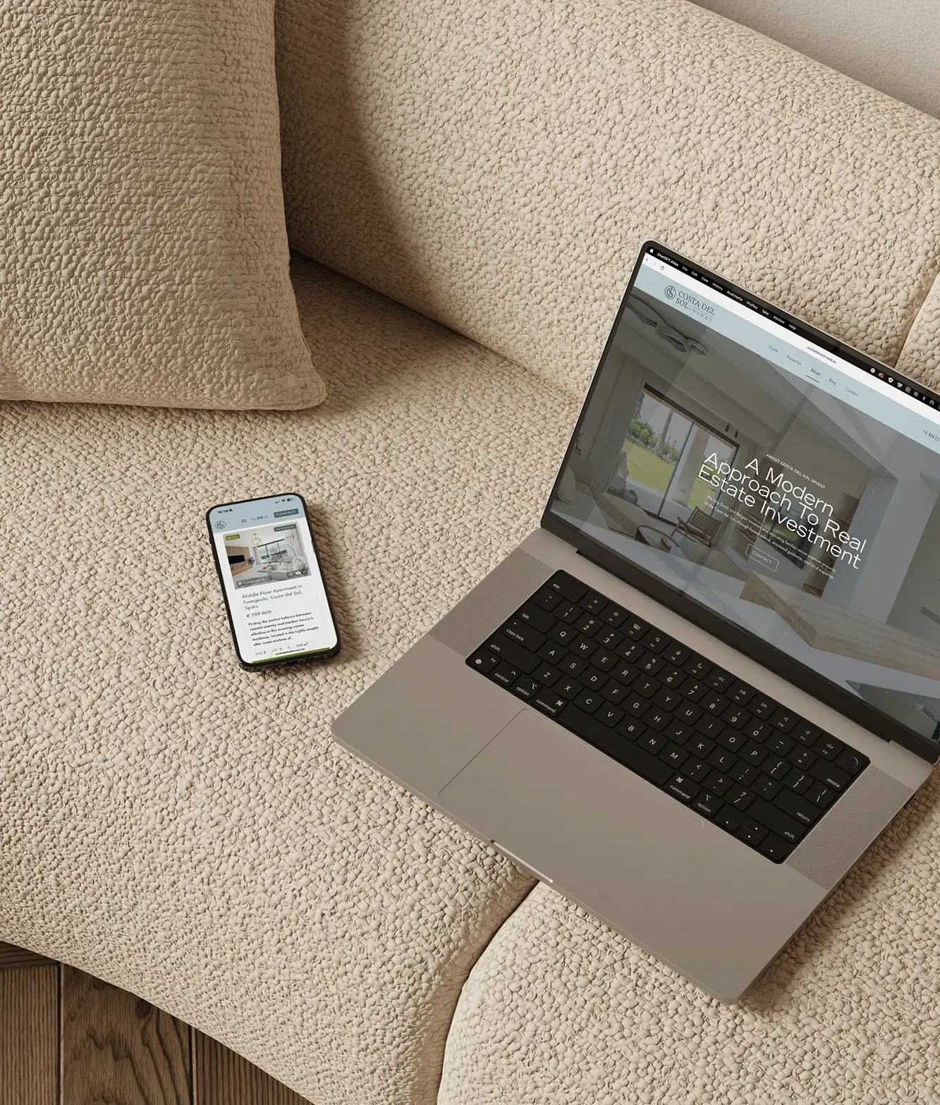 luxury real estate website design malaga