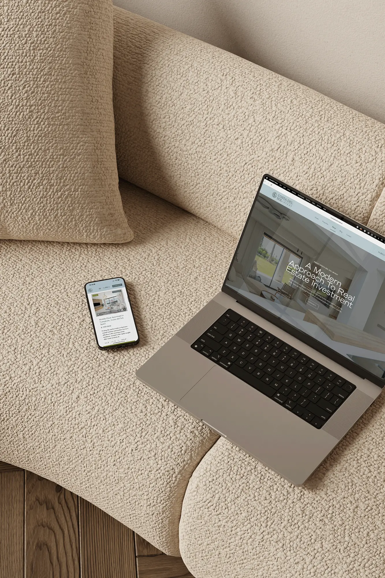 luxury real estate website design malaga