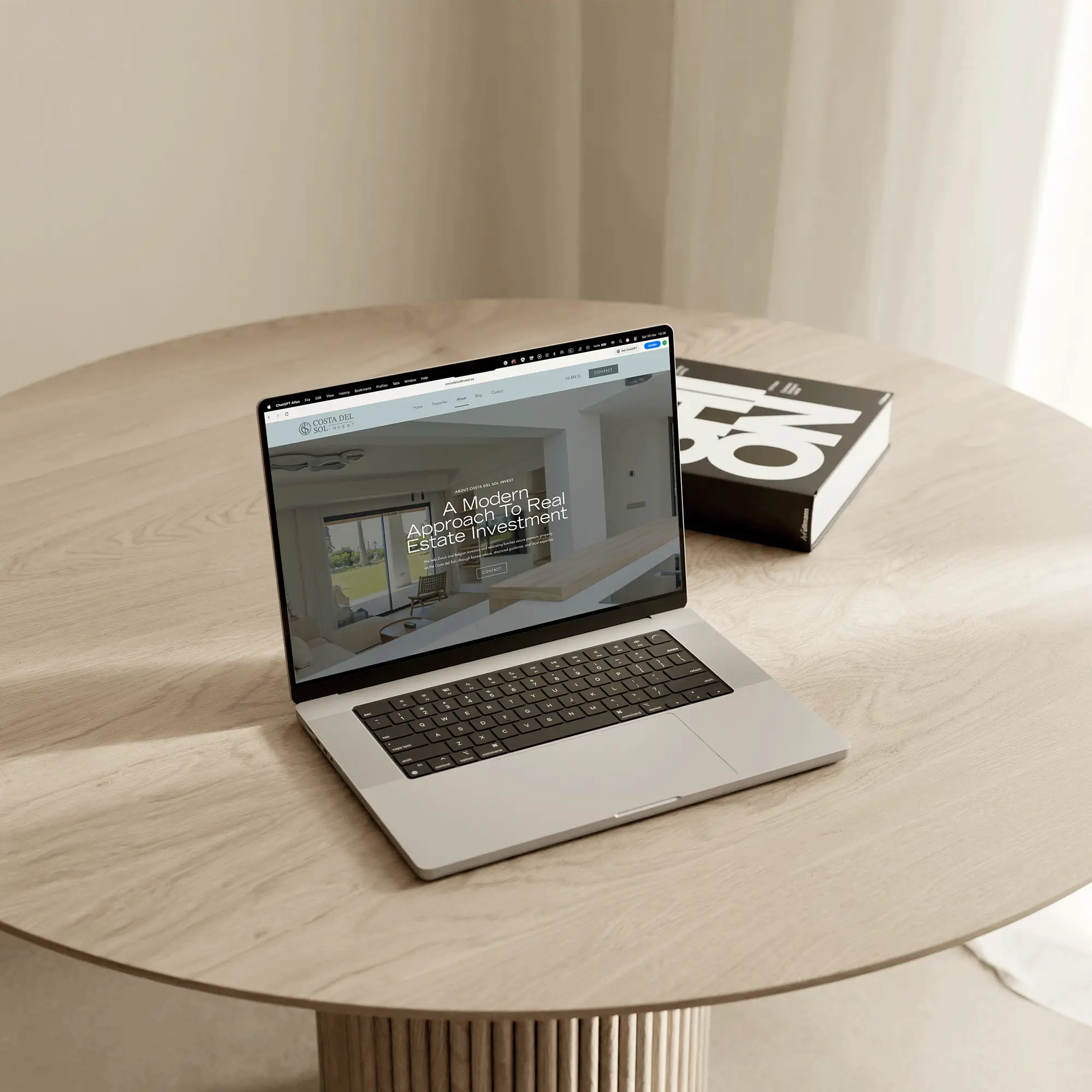 luxury real estate website design malaga