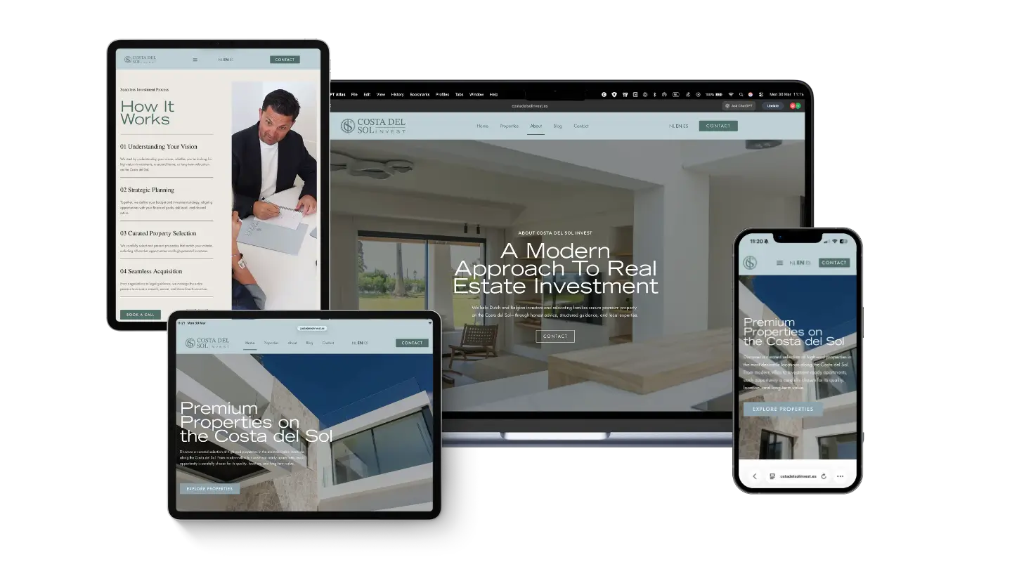 high-converting website