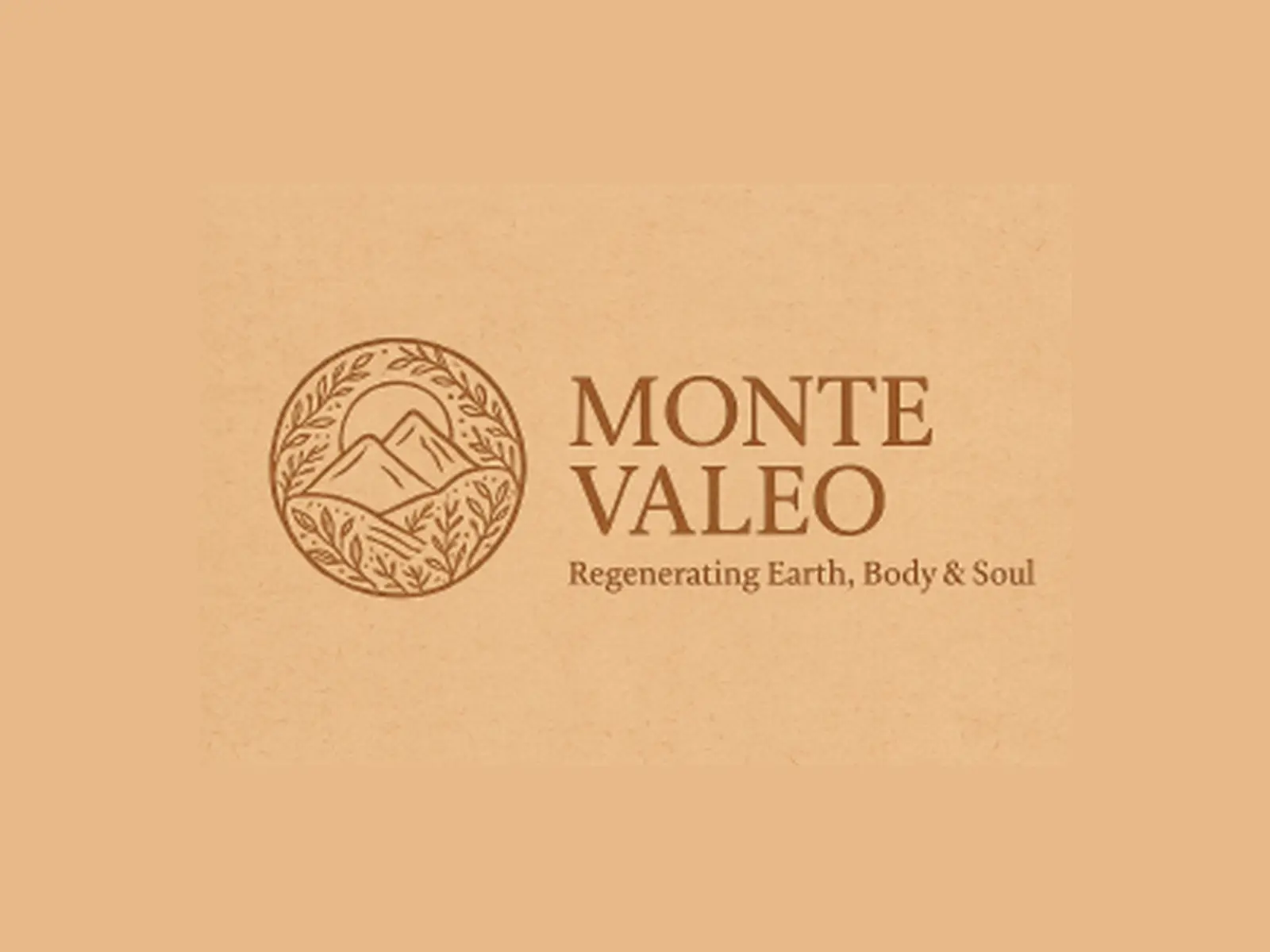 Before: the AI generated Monte Valeo logo