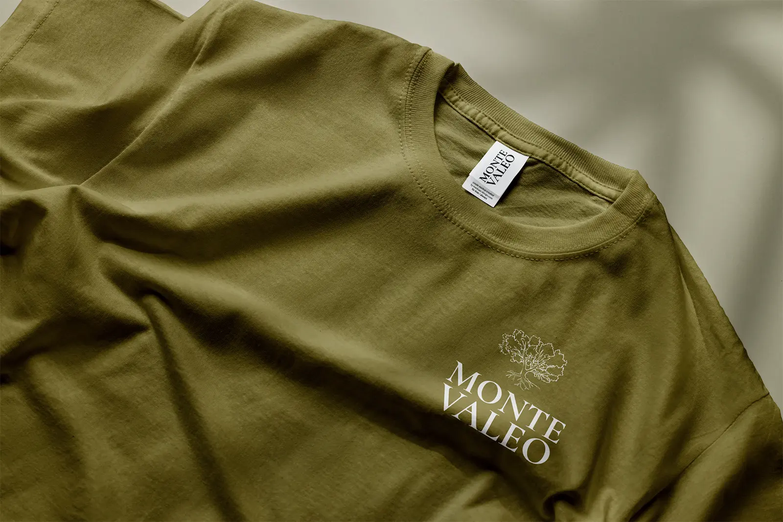 Monte Valeo T-shirt in olive green